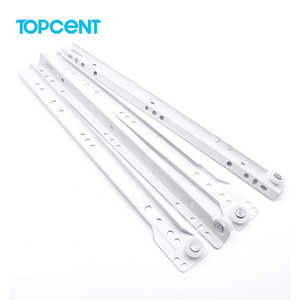Glissière de <span class=keywords><strong>tiroir</strong></span> à roulement à billes à extension complète, blanche, moderne, avec revêtement en poudre, <span class=keywords><strong>pour</strong></span> cuisine, chambre et appartement - Product Image 5