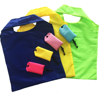 Sac de courses pliable et portable, réutilisable, respectueux de l'environnement, imperméable, en tissu nylon, peut être imprimé