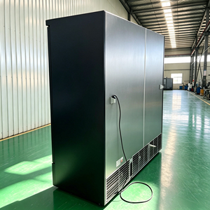 Enfriador Vertical Comercial Ecológico con Puerta de Vidrio, Refrigerador Exhibidor con Control Mecánico de Temperatura, <span class=keywords><strong>2</strong></span> Puertas - Product Image 2
