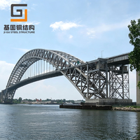 Pont en acier préfabriqué anti-intempéries pour solution d'accès d'urgence sur chantier