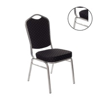 Chaises empilables modernes en métal de banquet pour l'hôtel pour la salle à manger et les événements de mariage