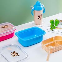 Congo, Togo, Cameroun, Côte d'Ivoire, Sénégal, Afrique Boîte de rangement en plastique Boîte à lunch Bouteille Enfants Ensemble