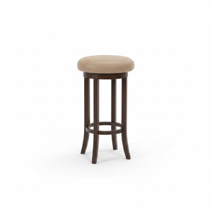 Elegant Modern Wooden <b>Bar</b> <b>Stool</b> <b>Comfortable</b> Upholstered Round Seating Stylish Design for Outdoor and Indoor <b>Bars</b> - Product Image 2