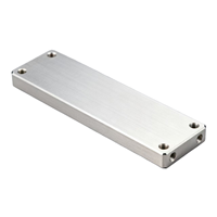 Support de montage en tôle d'aluminium anodisé sur mesure, pliage CNC, estampage, revêtement en poudre, matériel pour équipement énergétique nouvelle génération