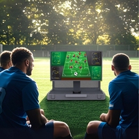 ELC Packgo Monitor Portátil Inteligente Interactivo de 27 Pulgadas con Pantalla Táctil Android 13, TV en Maleta para Ver Partidos de Fútbol
