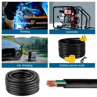 Penjualan langsung pabrikan kabel standar Amerika 8AWG 3-core kabel STW 300V kawat tembaga murni kabel listrik tersertifikasi UL