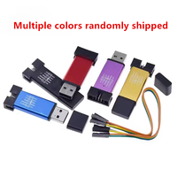 ST LINK Stlink ST-Link V2 Mini STM8 STM32 Simulador Descargador Programador con Cubierta para Cable DuPont ST Link V2