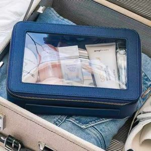 Custom 10inch <b>Clear</b> PVC Makeup <b>Bags</b> Waterproof <b>Toiletry</b> <b>Bags</b> <b>Travel</b> Storage Cosmetic <b>Bag</b> Portable Zipper Pouch With Logo - Product Image 5