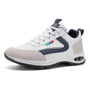 Baskets décontractées pour hommes à semelle épaisse, grandes <span class=keywords><strong>tailles</strong></span>, légères, confortables et polyvalentes, pour le sport en extérieur et la course à pied, à lacets - Product Image 1