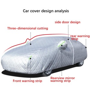 Barato completo medio invierno coche calor cubierta Anti granizo algodón granizo protección coche cubierta Hailstorm al aire libre para invierno - Product Image 4
