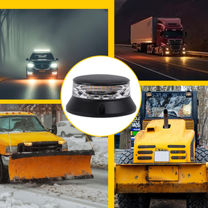 Đèn báo hiệu <span class=keywords><strong>LED</strong></span> gắn nam châm, đèn an toàn, đèn báo hiệu <span class=keywords><strong>LED</strong></span> hai màu xoay - Product Image 6