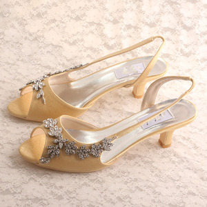 Nome <span class=keywords><strong>di</strong></span> <span class=keywords><strong>Marca</strong></span> Slingback Bianco Del Merletto <span class=keywords><strong>di</strong></span> Estate <span class=keywords><strong>Sandali</strong></span> Da Sposa - Product Image 3