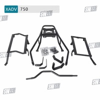 Pour Honda x adv 750 alliage d'aluminium boîte personnalisée support latéral moto queue boîtes côté sacoche boîte