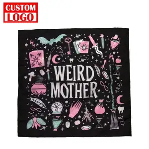 Wholesale Bandana Cotton Custom Square Polyester Silk Bandana