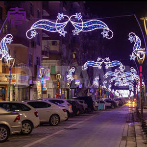 Luces navideñas decorativas para exteriores con diseño de calle iluminada con LED, clasificación IP65, para paisajismo navideño. - Product Image 6