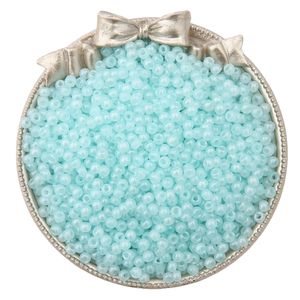 Perles de verre en forme de macaron, style DIY, couleur bonbon givré, 2mm 3mm 4mm, pour bijoux, perles de verre soufflées, vente en gros 2025 - Product Image 1