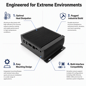 Boîtier Mini PC en Aluminium, Surface Brossée, Extrusion CNC, Châssis Industriel, Boîtier Slim ITX, Projet Électronique, Boîte Mini PC - Product Image 4