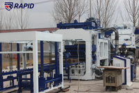 Machine de fabrication de blocs de béton hydraulique entièrement automatique QT10-15, haute capacité, pour briques creuses et pavés en ciment - Prix