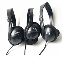 Casque téléphonique pour centre d'appels, casque de location pour congrès, style léger, casque à bas prix