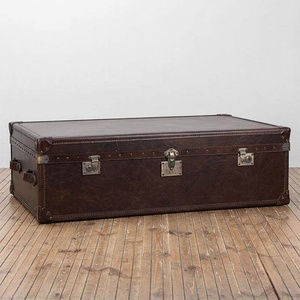 <span class=keywords><strong>Mesa</strong></span> <span class=keywords><strong>de</strong></span> Centro <span class=keywords><strong>de</strong></span> Cuero Estilo Americano con Marco <span class=keywords><strong>de</strong></span> Madera, Diseño Vintage Europeo <span class=keywords><strong>de</strong></span> Mediados <span class=keywords><strong>de</strong></span> Siglo, Superficie <span class=keywords><strong>de</strong></span> Cuero Genuino, Sin Ensamblaje - Product Image 2