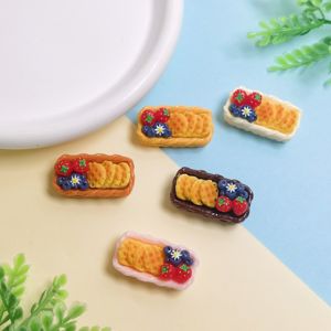 Nueva Moda 100 Piezas/Bolsa Lote Mixto <span class=keywords><strong>de</strong></span> Cabujones <span class=keywords><strong>de</strong></span> Resina <span class=keywords><strong>de</strong></span> Base Plana con Formas <span class=keywords><strong>de</strong></span> Cesta, Alimentos, Juguetes, Fresa, Arándano <span class=keywords><strong>y</strong></span> Galletas para Scrapbooking <span class=keywords><strong>y</strong></span> DIY - Product Image 3