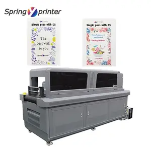 1 set moq low price uv printing machine single pass digital printer uv ink flatbed printer large format uv printer