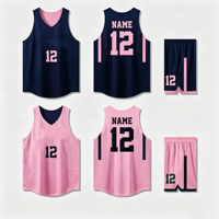 Toptan Yüksek Kalite %100 Polyester Dijital Baskılı Basketbol Forması Özel Tasarım Nefes Alabilen Çift Taraflı Kolsuz Hızlı Kuruyan Artı OEM