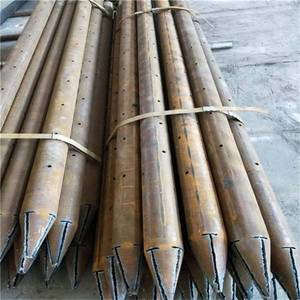 Tubo geológico de lechada sin costura de acero al carbono profesional de gran oferta con extremos roscados - Product Image 1