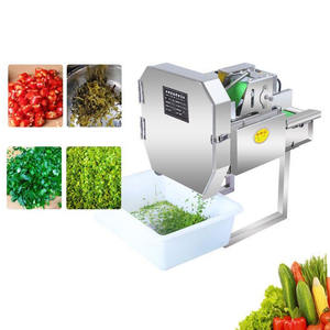 Grüne Zwiebel Lauch Pfeffer Kartoffel Slicer Shredder Kommerzielle Automatische Gemüseschneidemaschine - Product Image 4
