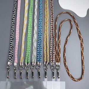 Sangle de téléphone en tissu longue chaîne à bandoulière <span class=keywords><strong>diagonale</strong></span> en cristal étui pour téléphone portable porte-clés avec carte longue corde générale - Product Image 6