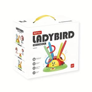 Musical Jump Toss Ladybug Juguete educativo de plástico para deportes al aire libre para niños - Product Image 1