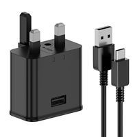 Cargador rápido HYTO QC3.0 de 15W para Samsung A05 A06 A04s A04 A16 A15 A32 A22 A40 A51 S10 S9 S8, cable de carga USB, enchufe para cargador de teléfono