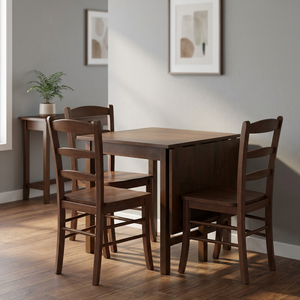Set da Pranzo Lynden 3 Pezzi con Sedie con Schienale a Scala Modello D0100HHCZYV per Intrattenere gli Ospiti - Product Image 3