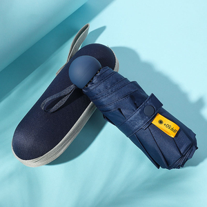 Ô dù gấp gọn mini nhiều màu sắc, chống tia UV, có thể tùy chỉnh in logo, điều khiển bằng tay - Product Image 1