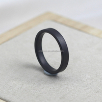 Keramik-Ehering Verlobungsring Flach Komfortabel Sandgestrahlt 4mm Breite Sofort Lieferbar Individuelle Gravur Schnelle Lieferung Schmuck