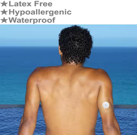 Pansement imperméable sans latex Libre 2 et 2 patchs pour capteur CGM, couvre-capteur CGM, patchs adhésifs CGM