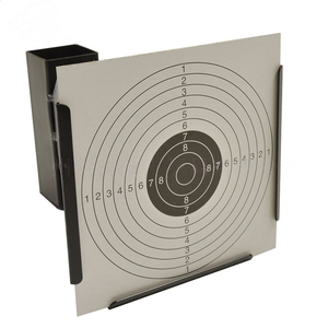 Cible de tir en métal 17x17cm avec boîte de récupération de billes et cibles en papier pour l'entraînement - Product Image 1