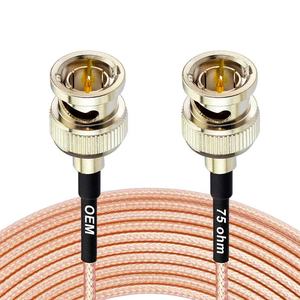75Ohm Rg179 <span class=keywords><strong>Sdi</strong></span> 4K 8K Video Bnc <span class=keywords><strong>Cable</strong></span> <span class=keywords><strong>Coaxial</strong></span> Rf El Sssnak Bnc Macho a macho Rj59 <span class=keywords><strong>Cable</strong></span> de cámara de video Flexible - Product Image 1