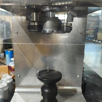 Scelleuse de canettes à hauteur réglable pour canettes de 70 à 170 mm, scelleuse semi-automatique pour canettes fines