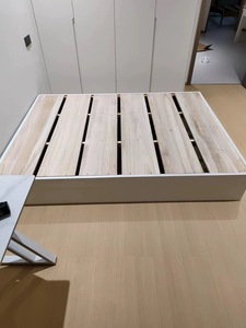 Nhật Bản Phong Cách Tatami Giường Gỗ Tùy Chỉnh Vua Kích Thước Giường Hiện Đại Sang Trọng Thạc Sĩ Phòng Ngủ Cao cấp Bọc Giường Cho Biệt Thự Khách Sạn - Product Image 4