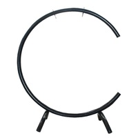 Support de gong en fer robuste MOSICO de 60 cm en forme de C, support stable pour la guérison sonore, accessoire de percussion