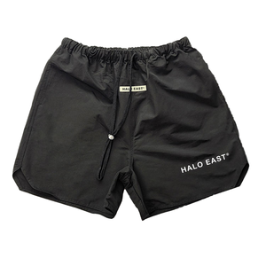 Shorts de bain décontractés pour hommes, 5 pouces, anti-plis, respirants, 220 GSM, séchage rapide, taille élastique, tissés - Product Image 2