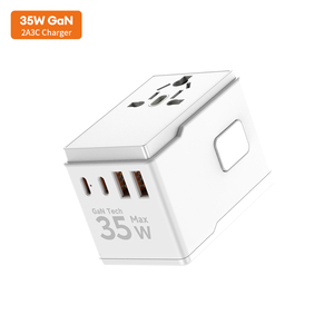 Vina PD 35W AC 2500W trên toàn thế giới cắm đa chức năng du lịch Power Adapter với USB và Type-C thông minh USBC sạc du lịch Bộ chuyển đổi - Product Image 4