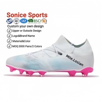 Chaussures de football américaines professionnelles MG, logo personnalisé, chaussures de football d'été, vente en gros, chaussures de football bon marché en PU