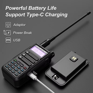 OEM para <span class=keywords><strong>UV16</strong></span>, Radio Bidireccional Portátil de Doble Banda de 5W, GPS, Resistente al Agua IP55, Batería de 1500-2000mAh, Alcance de 3-5KM, Walkie Talkie Ultra - Product Image 3