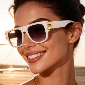 Lunettes de soleil photochromiques à monture carrée Sunshine pour femmes, protection UV400, monture en plastique et métal, pare-soleil de classe 2 - Product Image 5