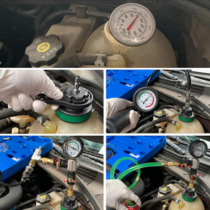 33 pièces testeur de pression de radiateur la plupart des voitures camions système de refroidissement pneumatique sous vide outil de recharge de liquide de refroidissement outil en acier métallique Durable - Product Image 5