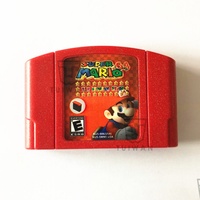 Nouvelle Cartouche de Jeu Rétro NTSC/US Anglais Hackée Red Shell 64 Bits Dragonball Kart pour Console N64 avec Communication Filaire