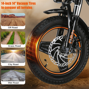 Scooter Eléctrico KUGOO C1 PRO+ con Maletero, 500W, 48V, 70KM de Autonomí<span class=keywords><strong>a</strong></span>, Scooter Eléctrico de 2 Ruedas para Adultos, Patineta Eléctrica - Product Image 5