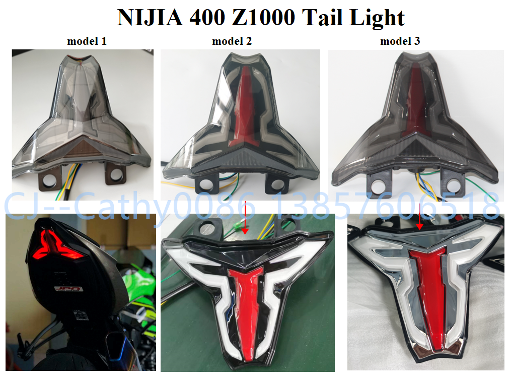 JPA Z1000 NINJA 250 300 400 Z400 ZX6R ZX10R ZX25R Tail Lamps